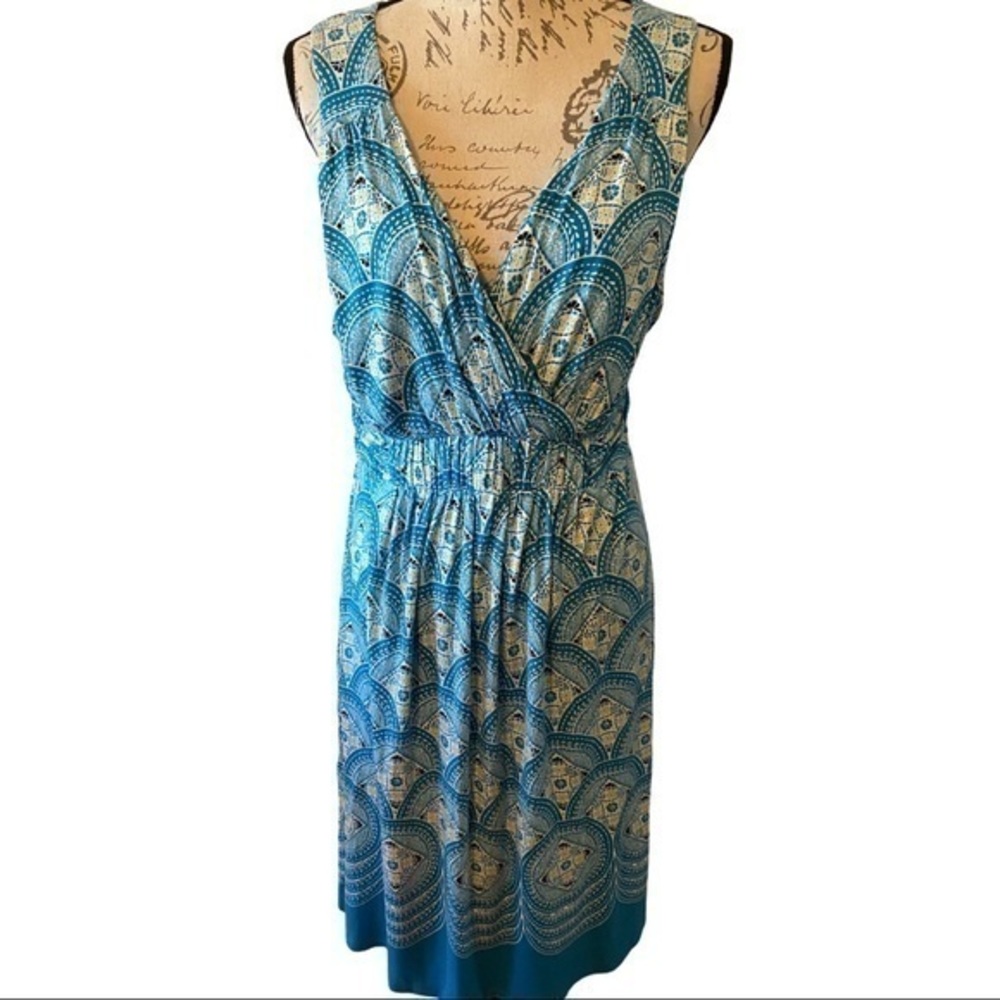 ELLE CASUAL DRESS ASYMETRICAL DESIGN  SIZE L